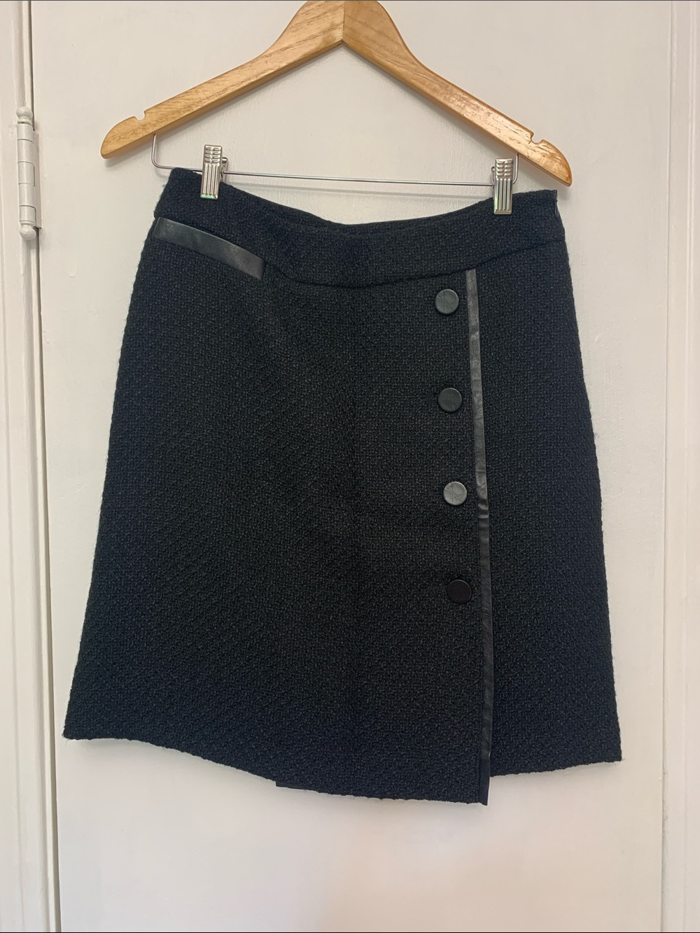 Atelier Gardeur Black Midi Skirt